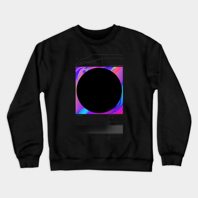 Black Hole Crewneck Sweatshirt by Lab7115